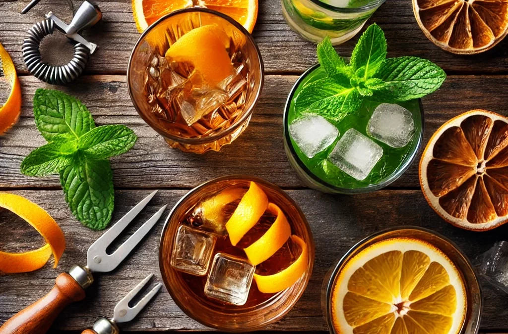 The Art of Garnishing: How to Elevate Your Cocktails